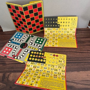 Vintage Travel Games, cardboard