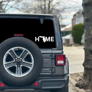 Florida HOME cticker, Florida LOVE Sticker, Car Decal, Car Window Decals, Vinyl Sticker, Any State, Decal for Cars, Tumbler, Laptop and More