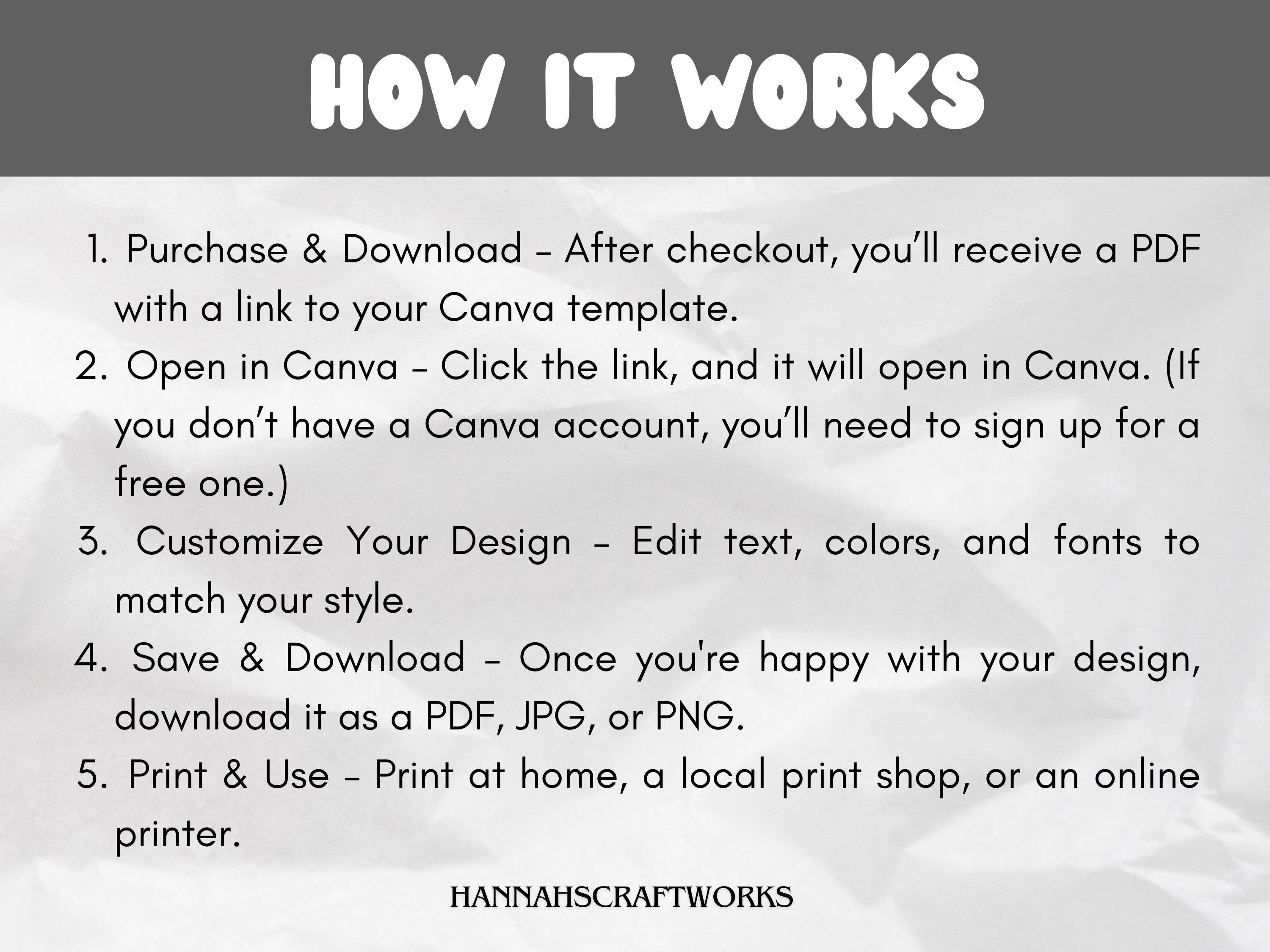 Minecraft Printable Favor Templates