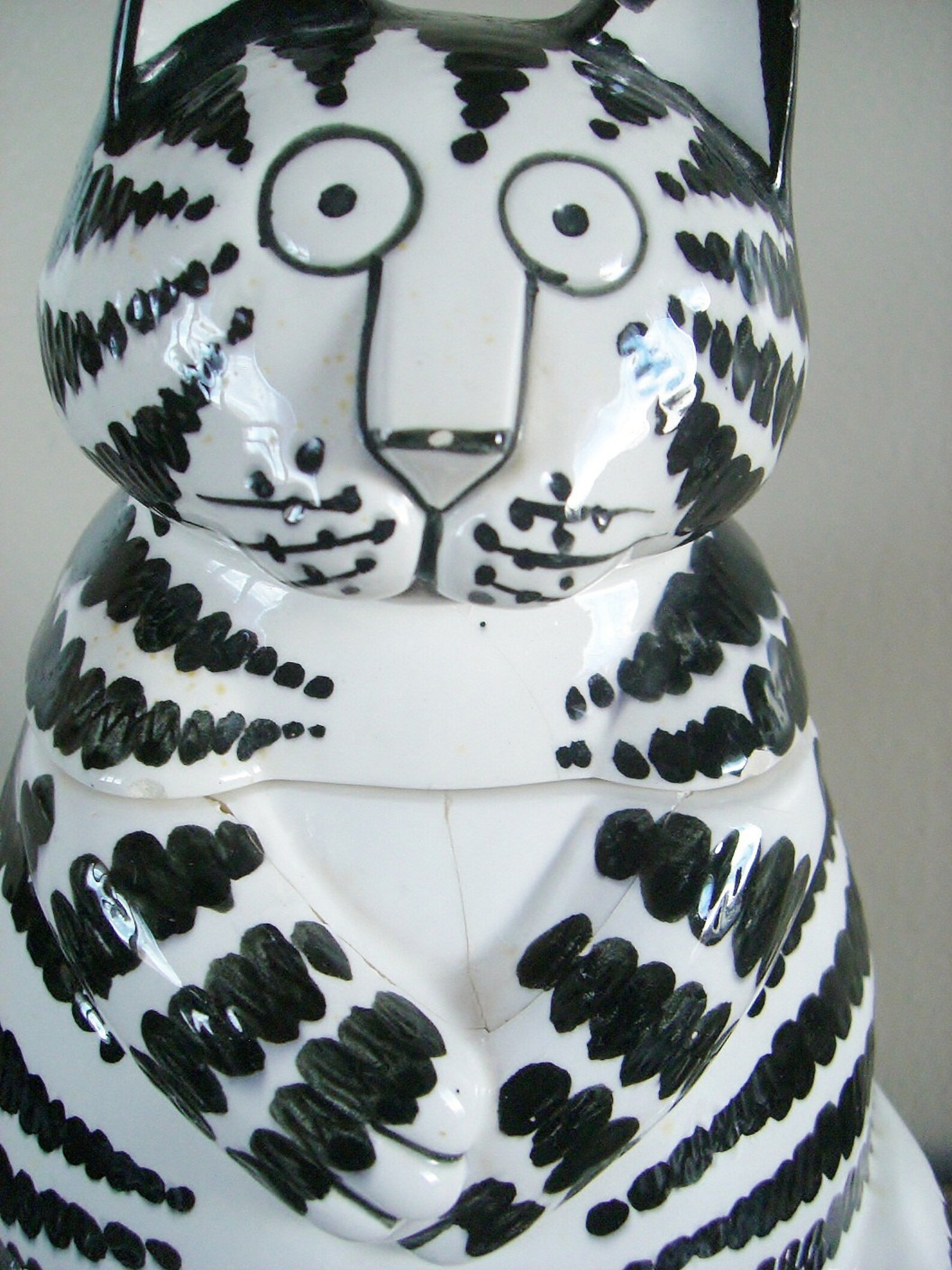 Vintage Kliban Cat Ceramic Cookie Jar Etsy