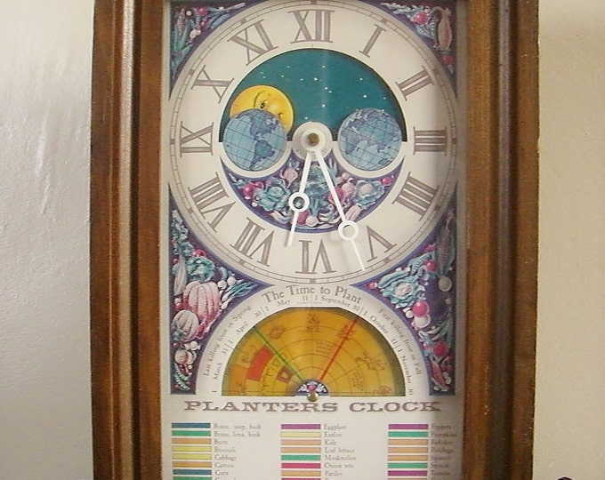 Vintage Mechtronics Electric Planters Clock Etsy