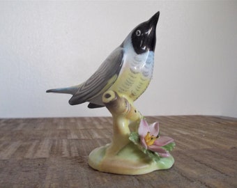 Vintage Royal Adderley Bone China Myrtle Warbler Bird Figurine