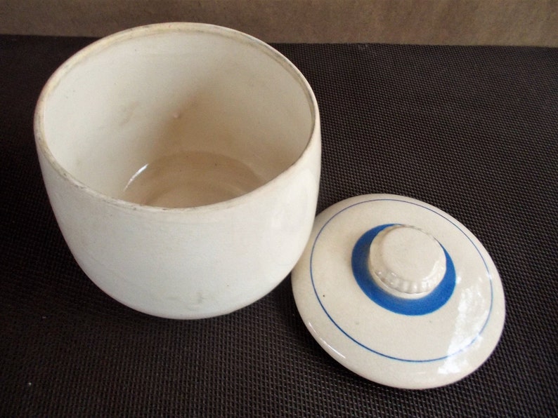Vintage Handpainted Ceramic Dutch Boy and Girl Canister and Salt and Pepper Set