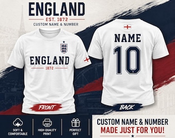 Camisetas de fútbol de Inglaterra, camiseta para el día del partido de la Copa Mundial 2026