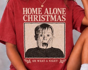 Comfort Colors®, Vintage Christmas Movie Shirt, Funny Christmas Tee, Holiday Family Shirt