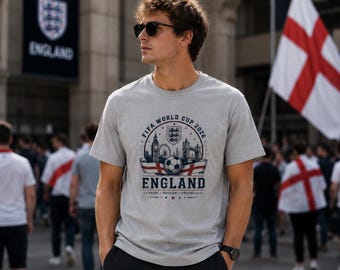 Camiseta de Inglaterra para el Mundial 2026, Camiseta de fútbol de los Tres Leones, Camiseta de la Selección Nacional de Fútbol de Inglaterra
