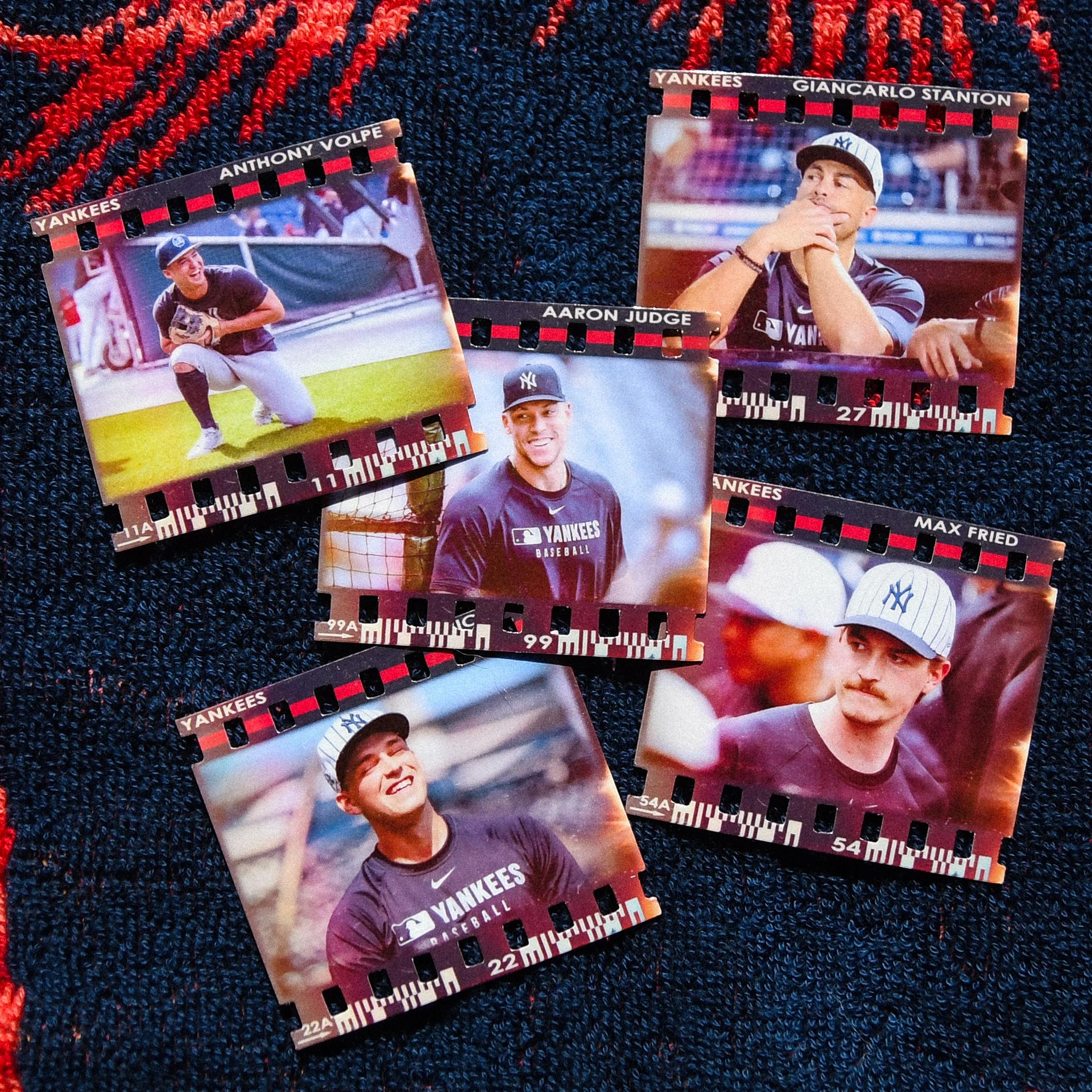 New York Baseball Film Negative Strip Sticker