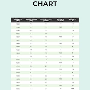 International Ring Size Chart | Printable Diamond Ring Sizer Ring Size Finder | Ring Size Measure | Ring Sizer Tool| Instant Easy Download