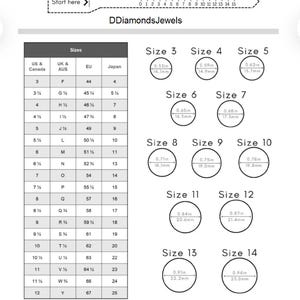 Printable Diamond Ring Sizer | International Ring Size Chart Ring Size Finder | Ring Size Measure | Ring Sizer Tool| Instant Easy Download