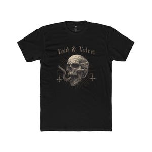 Camiseta unisex con calaveras, camiseta gráfica vintage, camiseta alternativa, atuendo para festivales de música, ropa informal
