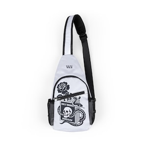 Rebellious Chest Bag: Urban Sling Backpack for Music Festivals