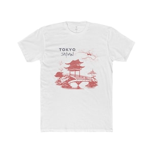 Tokyo Japan Graphic Tshirt, Japanese Tee Shirt, Urban Streetwear Top, Tokyo Lover Gift, Unisex Cotton Crew Tee