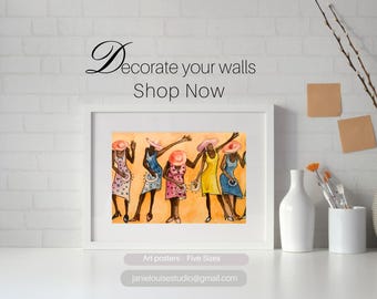 Descarga digital oficial de la Dama de la Iglesia, Arte mural cristiano, Arte cristiano afroamericano, Imprimible de fe, Decoración para sala de oración, Regalo para la iglesia