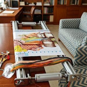 M-Shape Embroidery Frame: Aluminum Cross Stitch Tool, 65cm