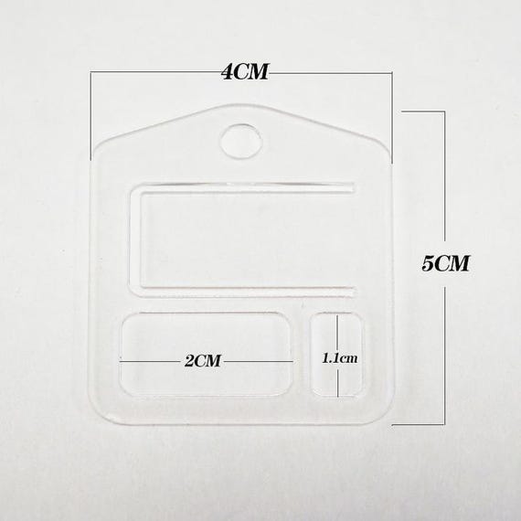 Acrylic Thread Organizer Cards: Cross Stitch Floss Storage, Tangle