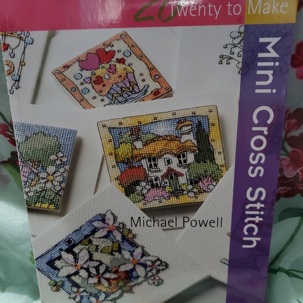 MICHAEL POWELL - 20 To Make Mini Cross Stitch Book -