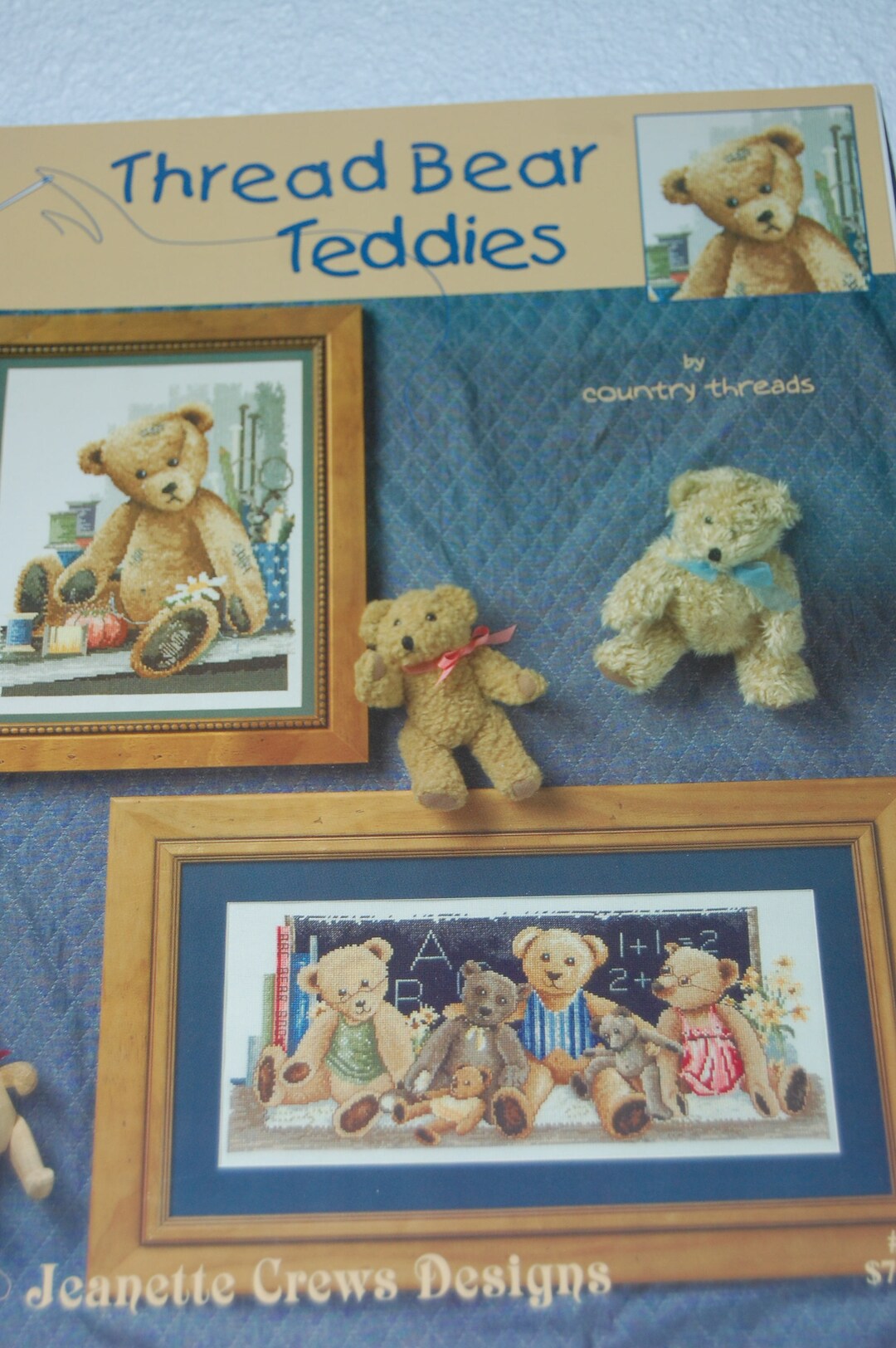 Thread Bear Pattern THREAD BEAR TEDDIES - Cross Stitch Patterns - - Etsy
