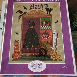 HAZEL&#39;S WARDROBE - A Sue Hills Design Cross Stitch PATTERN -