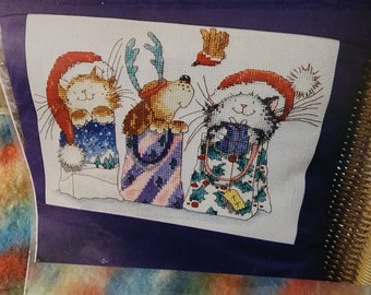 MARGARET SHERRY Christmas Pets Cross Stitch PATTERN -