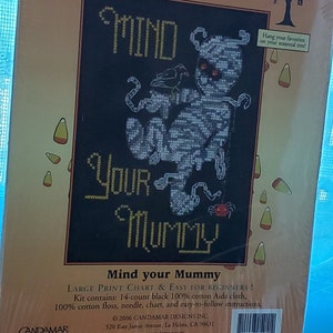 Candamar Designs &quot;MIND YOUR MUMMY&quot; Cross Stitch Kit -