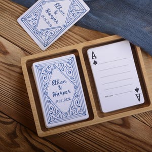 Custom Wedding Guest Book Playing Cards| Wedding Guest Book Alternative ...
