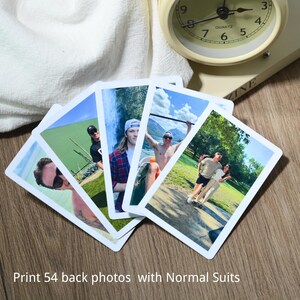 Custom Playing Cards | Personalized Photo Playing Cards| Family Party Game| Unique Photo Gift| Friend Gift| Birthday Gifts image 11