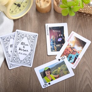 Custom Playing Cards | Personalized Photo Playing Cards| Family Party Game| Unique Photo Gift| Friend Gift| Birthday Gifts image 2