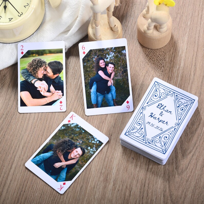 Custom Playing Cards | Personalized Photo Playing Cards| Family Party Game| Unique Photo Gift| Friend Gift| Birthday Gifts image 6