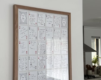 Libro de firmas personalizado para bodas / Baraja de cartas alternativa / Baraja de cartas en blanco / Despedida de soltera / Recuerdos de boda