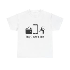Graphic Wallet Phone Keys Trio Unisex T-Shirt - Jungs 'Goated Trio T-Shirt, cooles T-Shirt für Streetwear, Mode, Freizeitkleidung