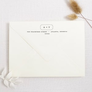 Modern Minimal Wedding Invitation - Modern Script Wedding Invitation - Minimal Invitation Sample Set image 3