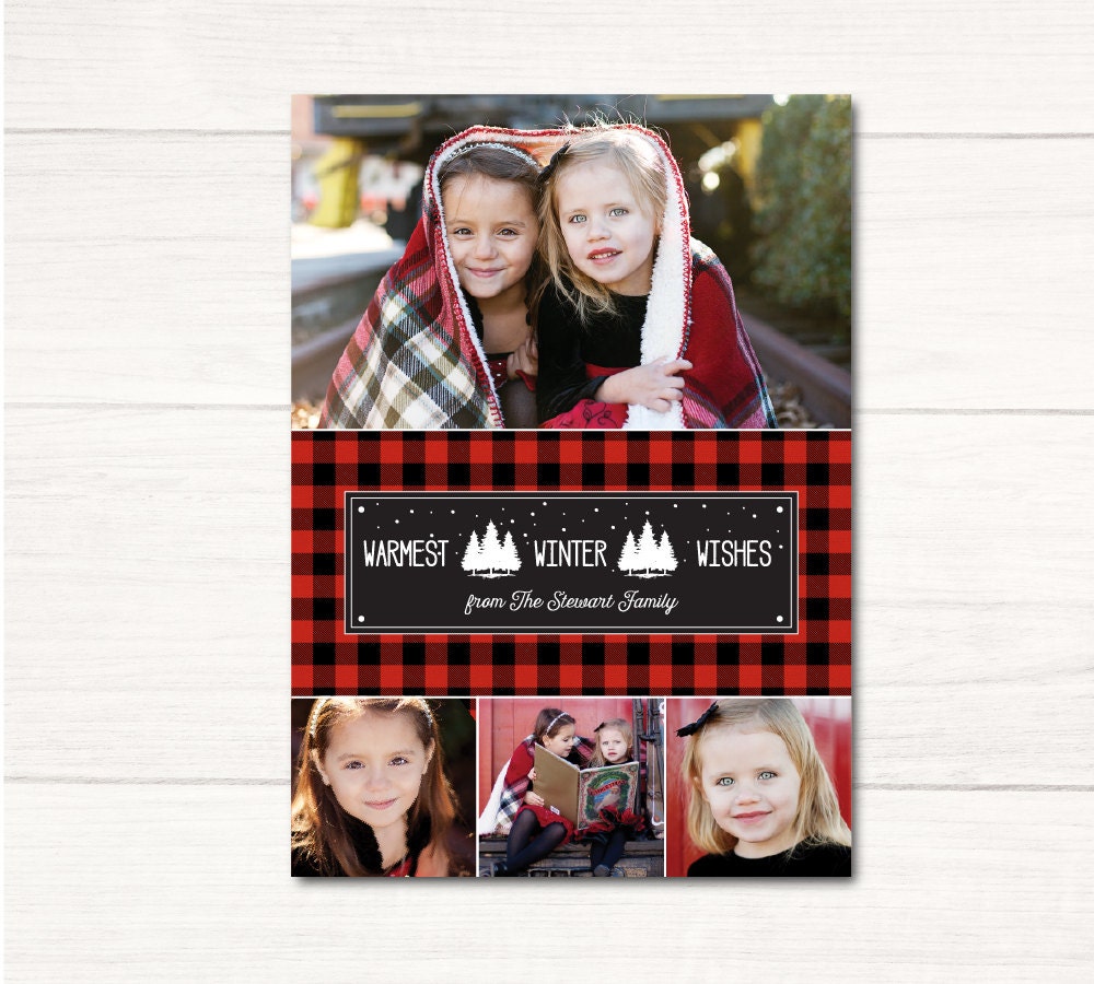 Custom Snow Globe 2014 Christmas Photo Cards