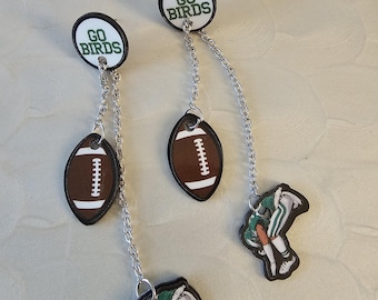Saquon Barkley Earrings Barkley Hurdle Charms Philadelphia Eagles Team Spirit Jewelry