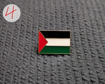 Custom Enamel Palestine Pins: Flag, Watermelon Designs