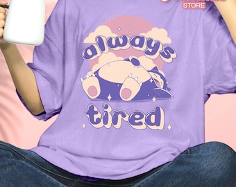 Big Snorey T-shirt Print Shirt Comfort Anime Shirt Video Game Relaxed Style Tee