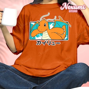 Dragonity T-Shirt - Cute Anime Japanese Streetwear Unisex Cotton Tee - Dragon Water Shirt