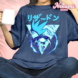 Zard Mega X T-Shirt - Dragon Type - Anime Japanese Streetwear Inspired - Unisex Cotton Shirt