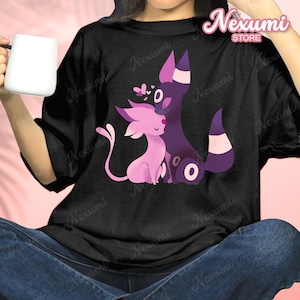 Couples Evolution T-shirt Cute Shirt Print T-shirt Anime Shirt Gift