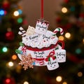 Family Christmas Marshmallow Ornaments Personalized Family Name Christmas Ornament 2025 Christmas Decor Coffee Cup Ornament Family Keepsake product logo