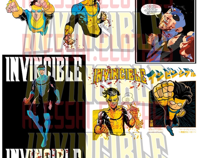Invincible SVG Vintage – Vector File for T-shirts, Stickers and More ...