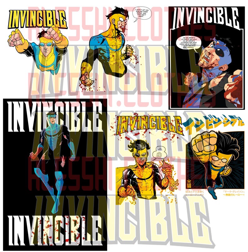 Invincible SVG Vintage – Vector File for T-shirts, Stickers, and More ...