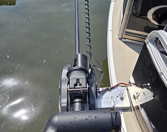 ToonBOSS Pontoon Boat Trolling Motor Quick Release Mount: Durable Aluminum