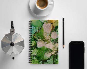 Spiral notebook, journal
