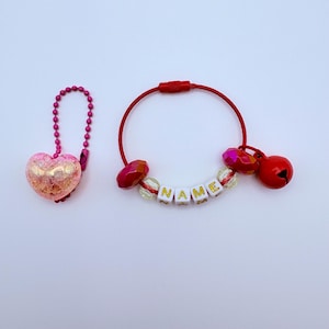 Customize Your Labubu Name Sash – Pick Your Labubu, Big Into Energy! Personalized Name Beaded Charm Accessory for Dolls