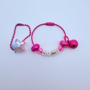 Customize Your Labubu Name Sash – Pick Your Labubu, Macaron! Personalized Name Beaded Charm Accessory for Dolls