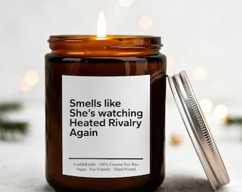 Smells Like She's Watching Heated Rivalry Again Candle, TV Inspired, Heated Rivalry Fan, Ilya And Shane Fans,The Long Game