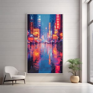 Neon Rain Symphony
