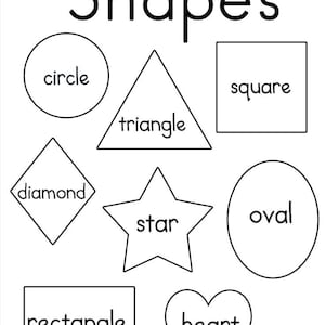 Shape Matching Activity for Toddlers, Same Shape Sorting Game, Educational Toy, Preschool Learning, Early Childhood Gift
