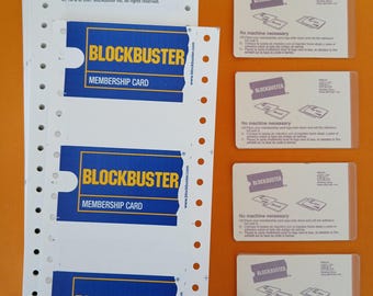 Personaliza una tarjeta de membresía BLOCKBUSTER original: nombre, ubicación de la tienda, fecha...