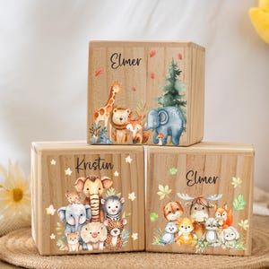 Alcancía de animal personalizada, hucha de madera con nombre personalizado para bebé, regalo de cumpleaños para niños, regalo de Navidad, hucha de ahorros.